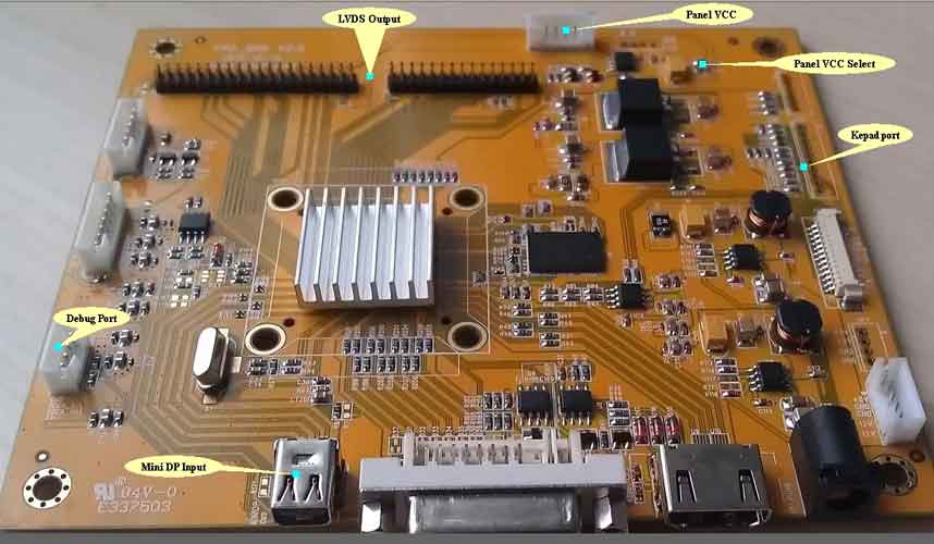 工业驱动板支持接口：HDMI-JXFPD_QHD V2液晶驱动板